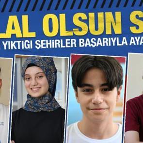 Kahramanmaraş, LGS'de 10 şampiyon çıkardı! İşte deprem bölgesinin gururları