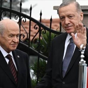Cumhurbaşkanı Erdoğan, Bahçeli ve Buldan ile görüştü