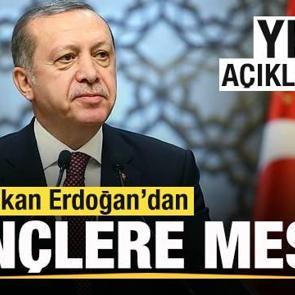 Başkan Erdoğan'dan YKS paylaşımı! Gençlere mesaj