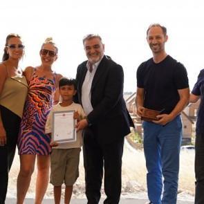 Yeşil Mahalle 3. etapta  tapu ve anahtar teslim coşkusu