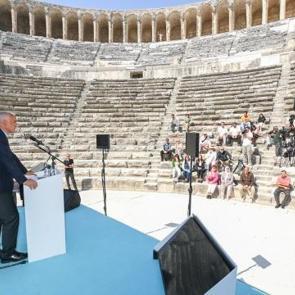 Aspendos Antik Kenti'nde yeni buluntu