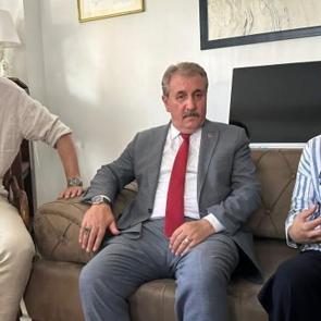BBP Genel Başkanı Destici, Minguzzi ailesini ziyaret etti