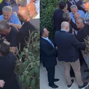 Fenerbah&ccedil;e'nin yaşayan efsanesi salona alınmadı: &Ccedil;ıkışta arbede yaşandı