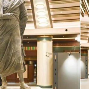 Cumhuriyet tarihinde eşi benzeri yok! Evine d&ouml;nen Marcus Heykeli ilk kez g&ouml;r&uuml;c&uuml;ye &ccedil;ıkıyor