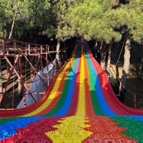 Şehrin en eğlenceli yeri a&ccedil;ıldı: 161 metreden bırakıyorlar