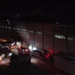 Balıkesir'de kağıt fabrikasında yangın