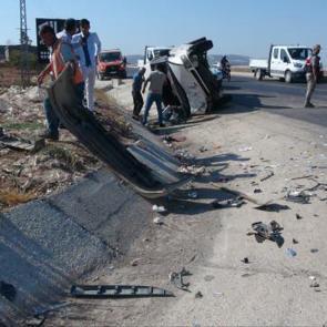 Kilis’te zincirleme kaza: 1 ölü, 4 yaralı