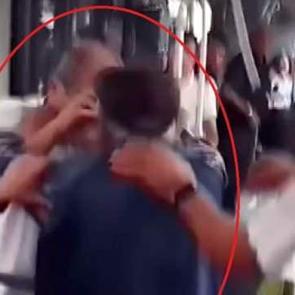 Ankara&rsquo;da belediye otob&uuml;s&uuml;ne binme kavgası! Yumruklar konuştu