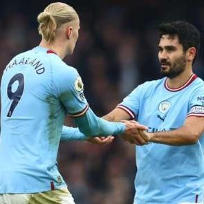 Haaland'dan İlkay G&uuml;ndoğan'a duygusal veda!