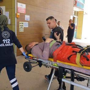 Bursa'da feci kaza: Üzerine sunta düşen işçinin bacakları kırıldı!