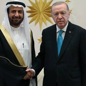 Cumhurbaşkanı Erdoğan, Suudi Arabistan Hac ve Umre Bakanı er-Rabia'yı kabul etti