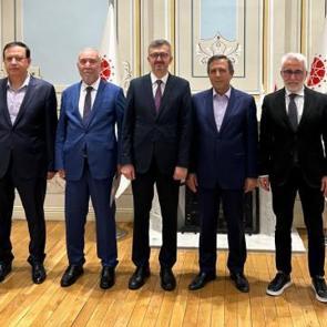 Kanal7 Medya Grubu'ndan İletişim Başkanı Burhanettin Duran&rsquo;a hayırlı olsun ziyareti