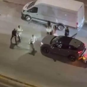 &Ouml;nce kaza yaptılar, sonra kavga ettiler