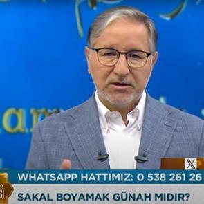 Sakal boyamak g&uuml;nah mıdır? Prof. Dr. Mustafa Karataş hoca cevapladı