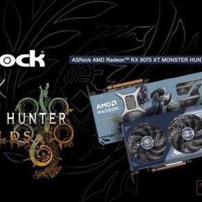 ASRock ve Capcom iş birliğiyle MONSTER HUNTER WILDS'li RX 9070XT ekran kartı geliyor