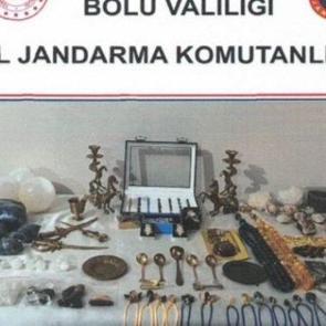 Bolu’da kaçak altın tozu ve tarihi eser yakalandı: 1 gözaltı