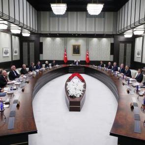 Kabine, Cumhurbaşkanı Erdoğan başkanlığında toplandı