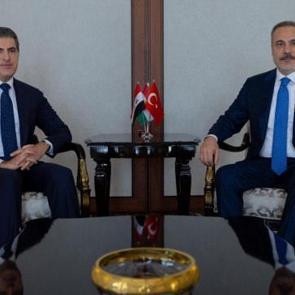 Bakan Fidan, IKBY Başkanı Barzani ile görüştü