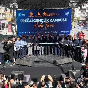 Konya'nın en büyük 'Gençlik Kampüsü' Ereğli'de açıldı