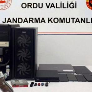 Ordu merkezli 6 ilde siber suç operasyonunda 3 tutuklama