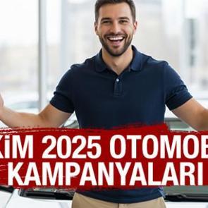 Ekim 2025 OTOMOBİL KAMPANYALARI açıklandı: Sıfır faizli...