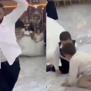 Adana'da düğünde bıçaklı dans! Çocuklar kıl payı kurtuldu