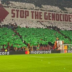 Galatasaray'dan d&uuml;nyaya mesaj! Devler Ligi'nde Gazze unutulmadı