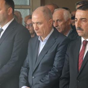 AK Parti Genel Başkanvekili Ala'nın eniştesi son yolculuğuna uğurlandı