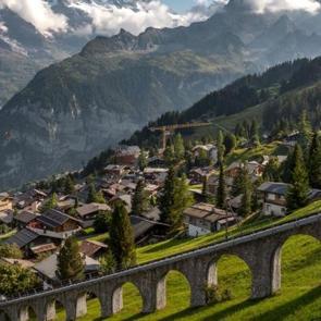 Alp Dağları’nın kalbindeki masalsı atmosfer: Lauterbrunnen