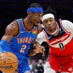 NBA'de Thunder, Wizards'a acımadı