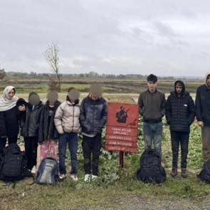 Edirne'de 29 kaçak göçmen yakalandı