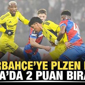 Fenerbah&ccedil;e'ye Plzen freni! &Ccedil;ekya'da 2 puan bıraktık