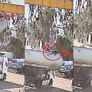 Şırnak'ta tanker değişimi sırasında vinç halatı koptu: 2 yaralı