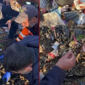Düşürdüğü bilezikler için 40 ton çöpü aradı! İşte ilginç hadise...