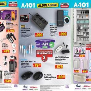 A101'de peş peşe indirim! 27 Kasım'da sepetleri dolduracak kampanya...