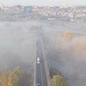 Diyarbakır sis denizinde kayboldu