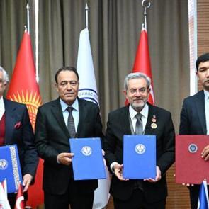 Ankara Üniversitesi, Kırgızistan'da iki üniversiteyle işbirliği protokolü imzaladı