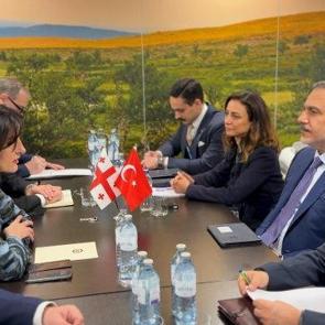 Bakan Fidan, G&uuml;rcistan Dışişleri Bakanı Botchorishvili ile bir araya geldi