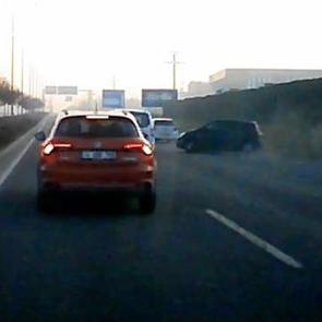 Bolu’da makasa giren araç kazaya sebep oldu