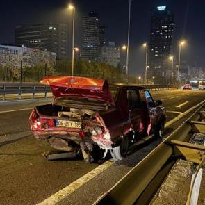 İstanbul'da korkutan kaza: 3 araç birbirine girdi! 1 ağır 2 yaralı