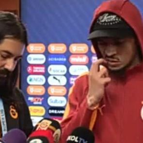 Terc&uuml;man sans&uuml;r&uuml;: Leroy Sane'nin 'Elle m&uuml;dahale' s&ouml;z&uuml; yanlış &ccedil;evrildi