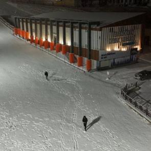 Palandöken’de kar etkisini gösterdi! Sezon hazırlıkları sürüyor