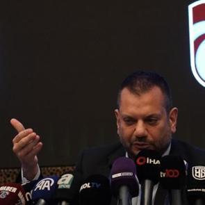 Trabzonspor Başkanı: 'Penaltı pozisyonu tam skandal, TFF Başkanı gereğini yapacak'