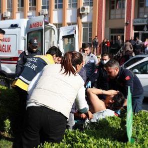 Aydın'da akıl dışı olay! Boşanma duruşmasından &ccedil;ıktı, eşini bı&ccedil;akladı