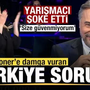 Milyoner'e damga vuran 'T&uuml;rkiye' sorusu! Yarışmacı şoke etti