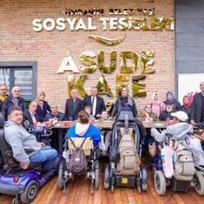 &Uuml;mraniye&rsquo;de 'Asude Engelsiz Yaşam Kafe' hizmete a&ccedil;ıldı