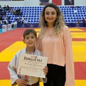 K&uuml;tahyalı minik judocudan bronz madalya