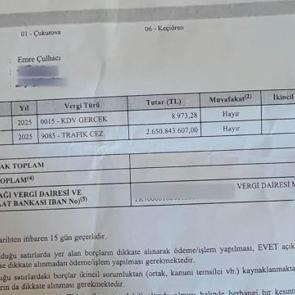 Sadece bir 'u' d&ouml;n&uuml;ş&uuml; yaptı! G&ouml;renler dondu kaldı! 660 daire parası kadar trafik cezası! 