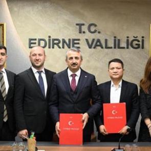 &Ccedil;inli firma Edirne'de bin 660 kişiye istihdam sağlayacak