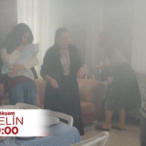 Gelin dizisinde Han&ccedil;er ve oğlu yangından kurtulabilecek mi?